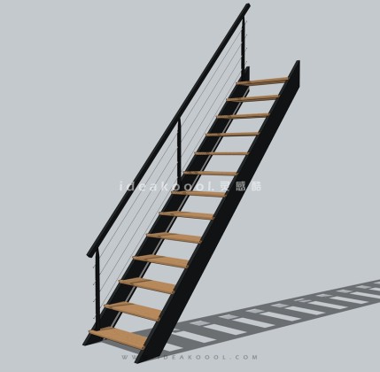 建筑室内楼梯丨