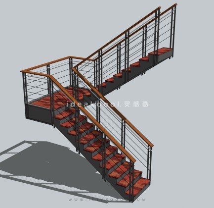 建筑室内外楼梯栏杆