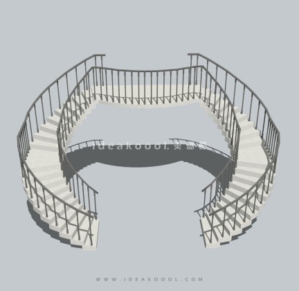 建筑室内旋转楼梯