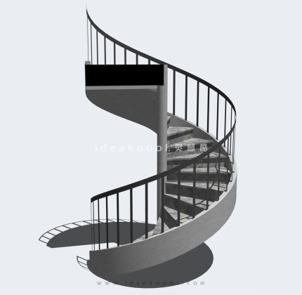 建筑室内旋转楼梯