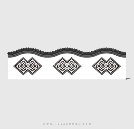 中式景观围墙丨