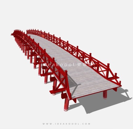 中式日式景观桥梁丨