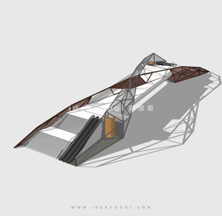 现代过街天桥丨