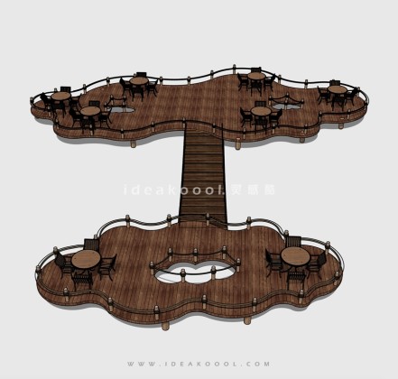 休闲观景木平台 亲水平台丨