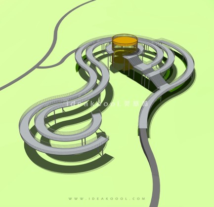 创意景观桥 观景平台丨