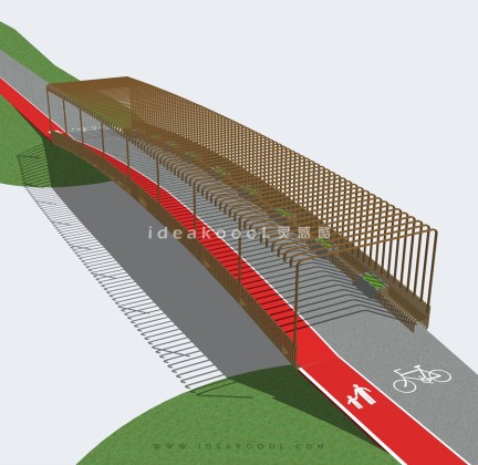 现代创意景观桥丨