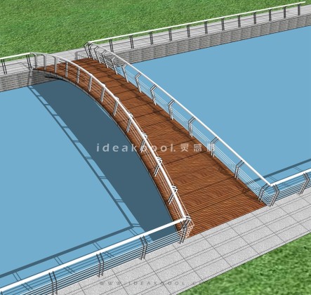 现代创意景观桥丨
