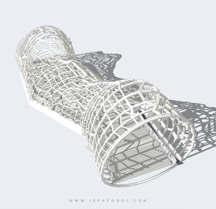 现代创意景观桥丨