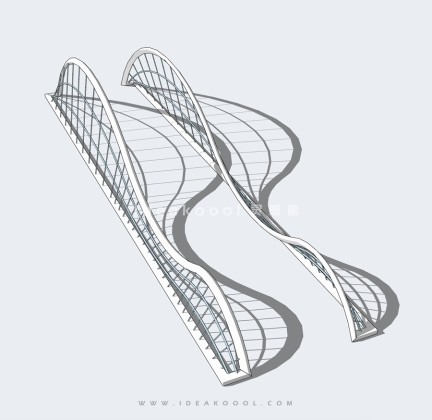 造型景观桥异形防护栏丨