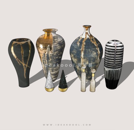 现代陶瓷花瓶器皿丨