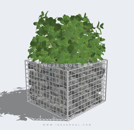 植物盆栽石笼丨