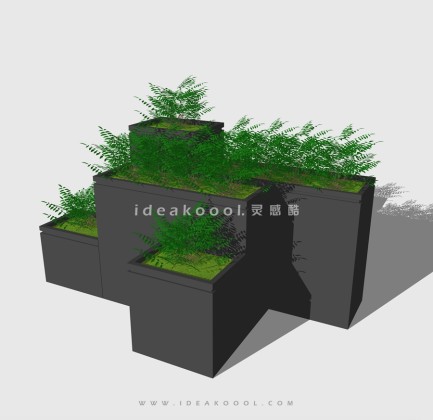 现代植物花箱丨
