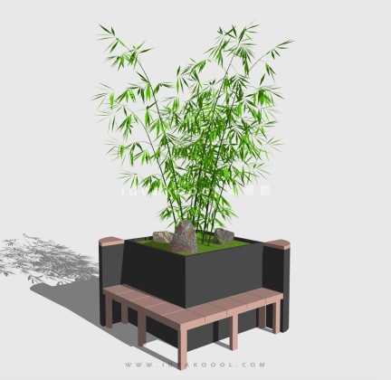 现代花箱种植池丨