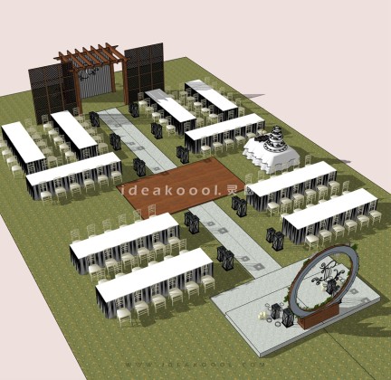 婚礼婚庆场地小品家具场景布景丨