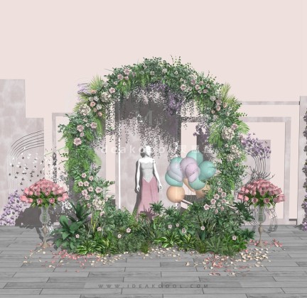 婚礼婚庆场地小品家具场景布景丨