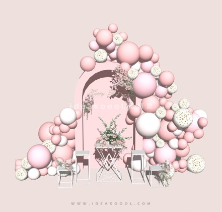 婚礼婚庆场地小品家具场景布景丨