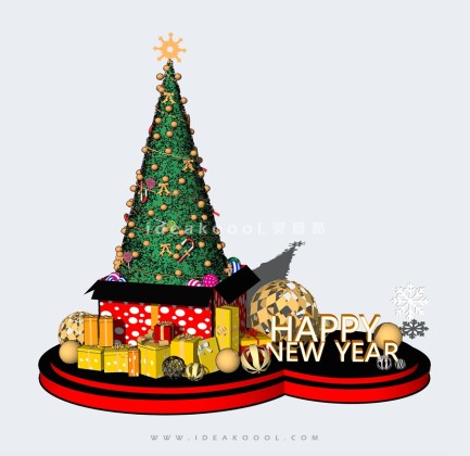 圣诞节日美陈装饰 圣诞树丨