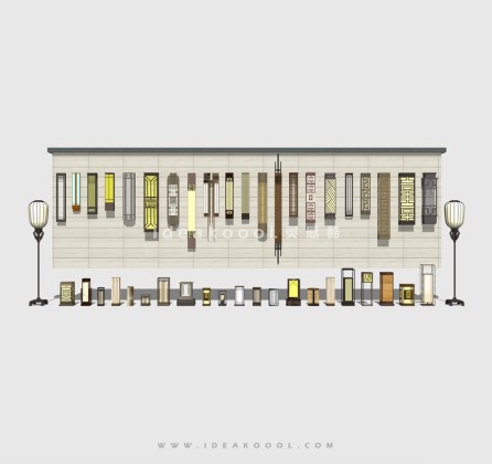 新亚洲新中式壁灯草坪灯景观灯丨