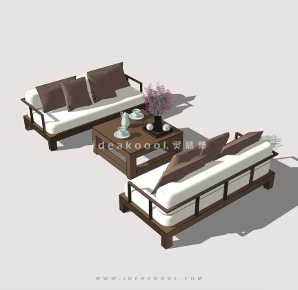 组合沙发座椅桌椅丨