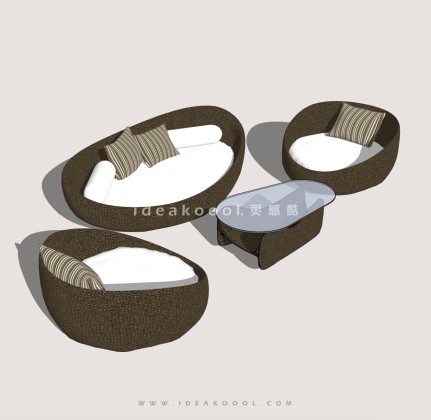 组合沙发桌椅丨