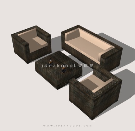 户外组合沙发座椅 外摆桌椅丨