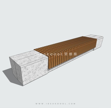 现代景观座椅长椅丨