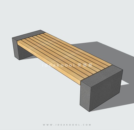 现代景观座椅长椅丨