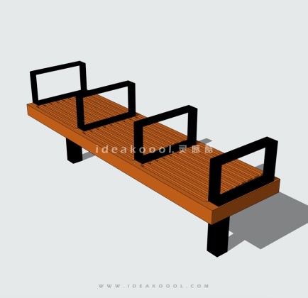 现代景观座椅长椅丨