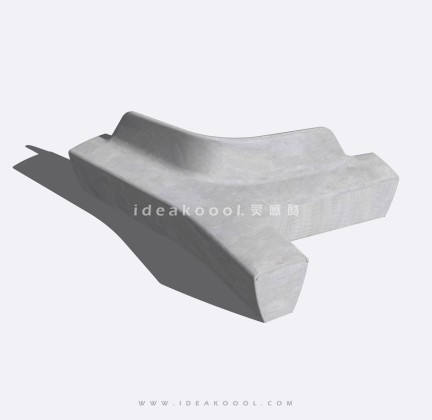 现代曲线异形景观座椅