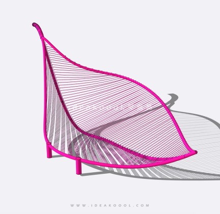 现代树叶异形座椅