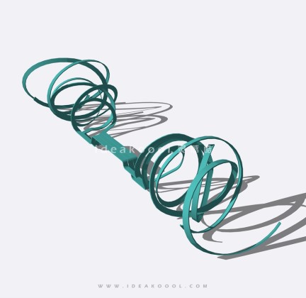 现代异形座椅 景观座椅