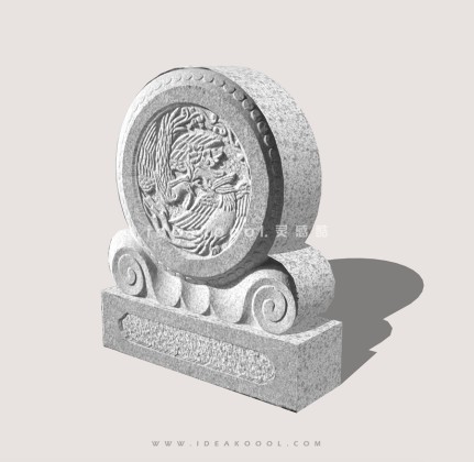 石雕 门墩 抱鼓石 青石墩丨