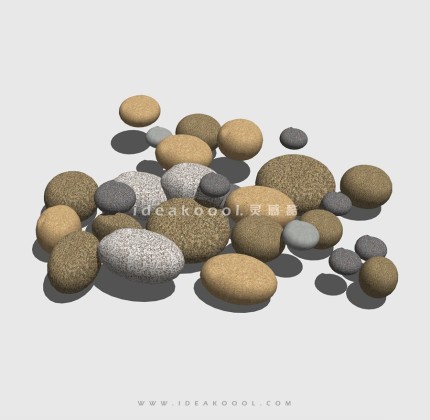鹅卵石子 石头丨