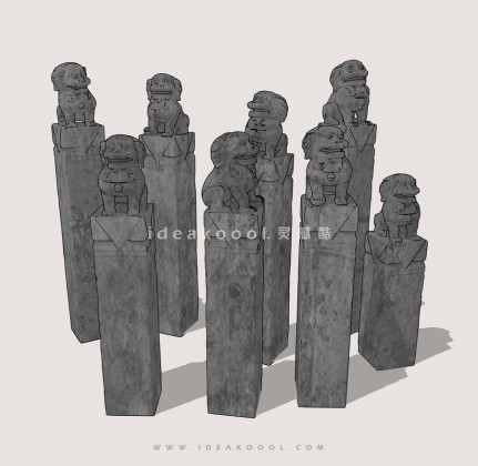 拴马桩拴马柱丨