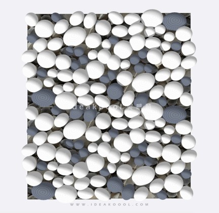 现代鹅卵石 石子 石头丨