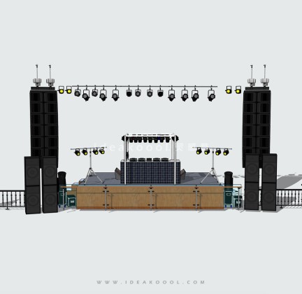 露天表演台 商业演出构架丨