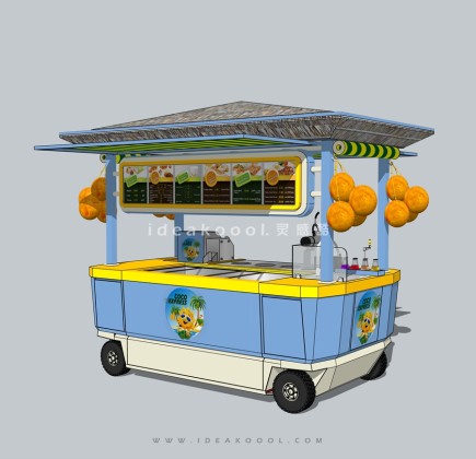 现代售卖亭售卖车丨