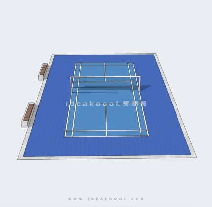 羽毛球场 体育运动场地丨