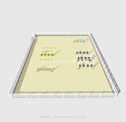 马术场围栏训练设施丨
