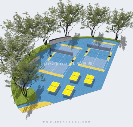 羽毛球场 乒乓球场 综合体育活动场地丨