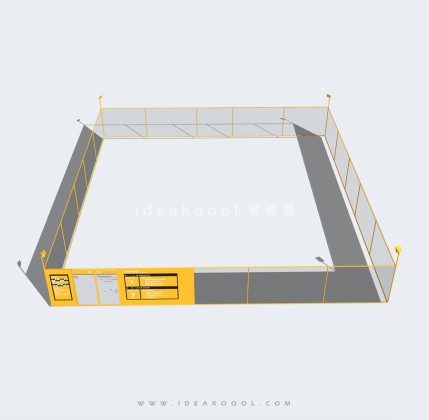 篮球场围栏铁艺护栏丨