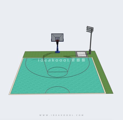 篮球场 半场丨