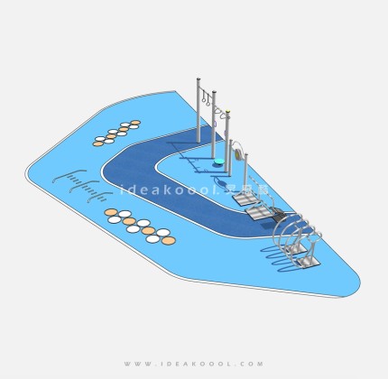 青年健身器械设施场地丨