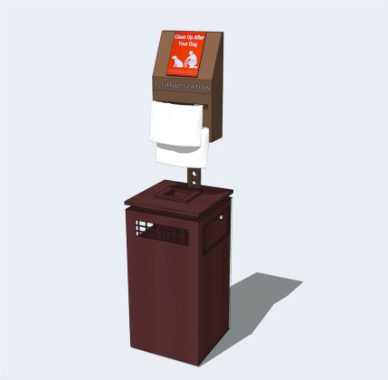 宠物便便收集垃圾箱丨