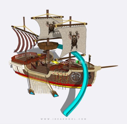 海盗船主题娱乐设施丨