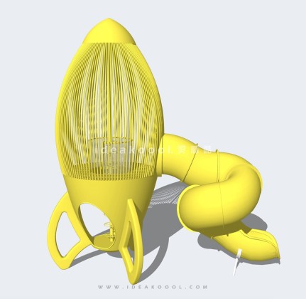 飞船主题儿童娱乐设施 滑梯丨