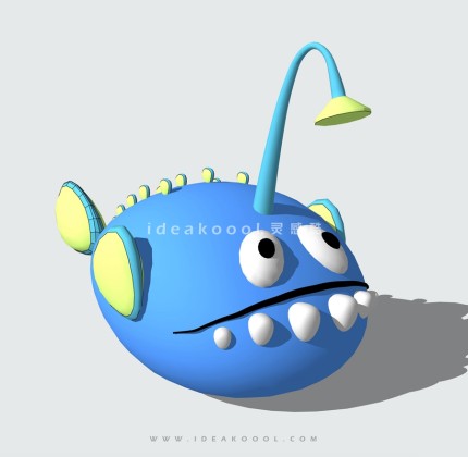 海洋鱼类主题儿童娱乐设施 水游乐丨