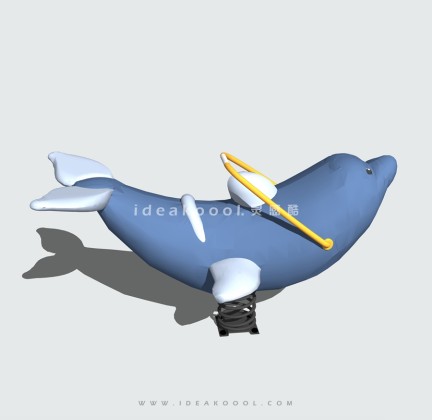 海洋鱼类主题儿童娱乐设施 摇摇乐丨