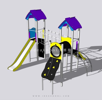 滑梯 儿童娱乐设施丨