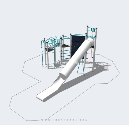 现代攀爬滑梯组合器械 儿童娱乐设施丨